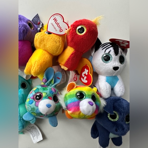 10 Assorted Stuffed mini toys - Picture 2 of 4